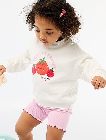 Lot de 2 sweats en molleton léger