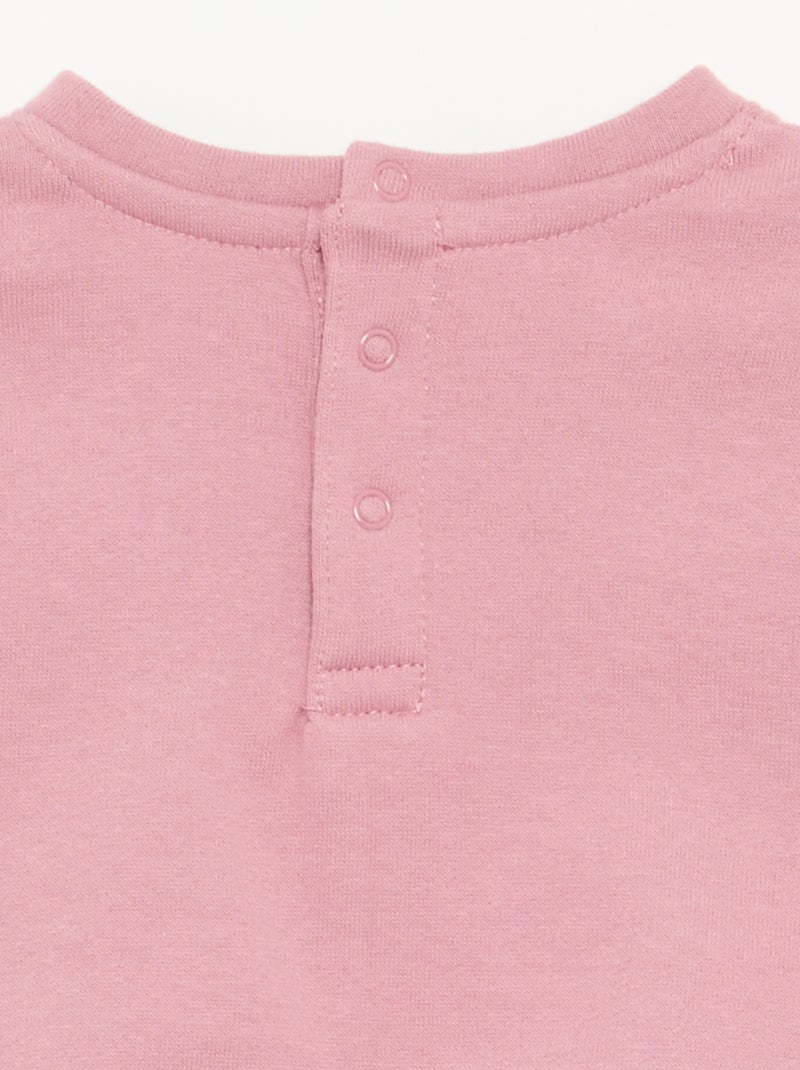 Lot de 2 sweats en molleton Violet - Kiabi