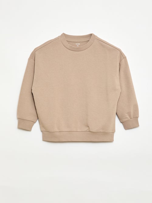 Lot de 2 sweats french terry en coton - Kiabi