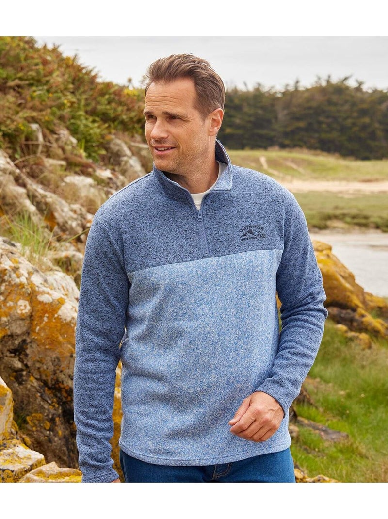 Lot de 2 Sweats Molleton Atlas®  - ATLAS FOR MEN Bleu - Kiabi