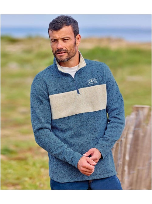 Lot de 2 Sweats Molleton Bicolores - ATLAS FOR MEN - Kiabi Lot de 2 Sweats Molleton Bicolores - ATLAS FOR MEN - Kiabi