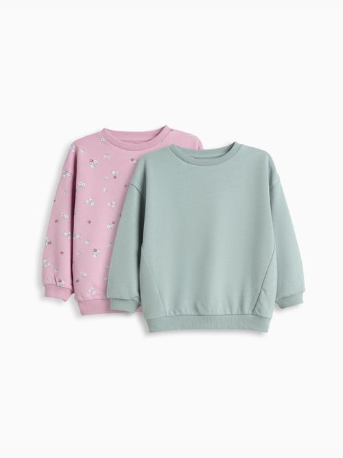 Lot de 2 sweats molleton, MO Fashion - Kiabi