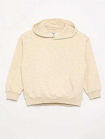 Lot de 2 sweats unis à capuche