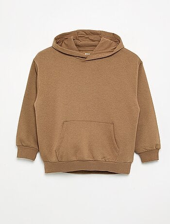 Lot de 2 sweats unis à capuche