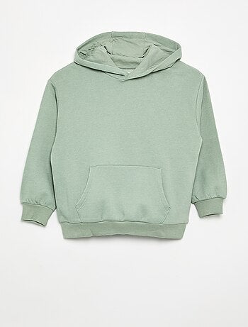 Lot de 2 sweats unis à capuche