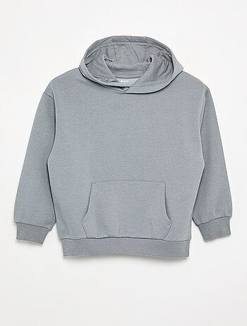 Lot de 2 sweats unis à capuche
