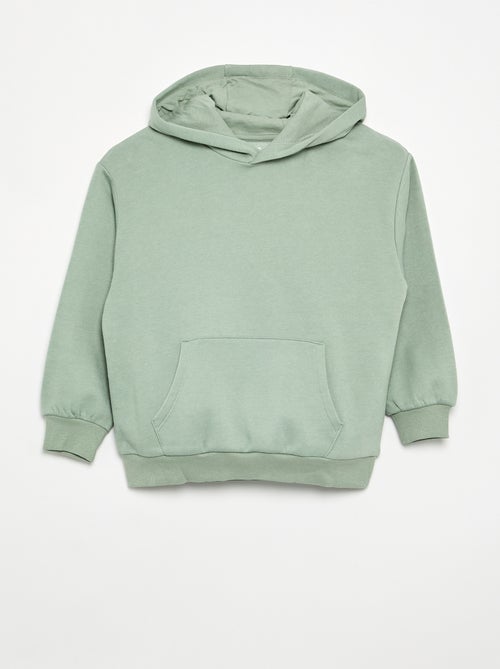 Lot de 2 sweats unis à capuche - Kiabi Lot de 2 sweats unis à capuche - Kiabi
