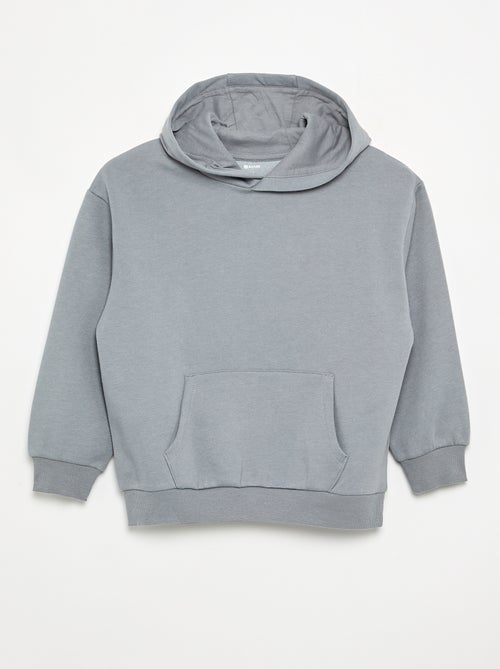 Lot de 2 sweats unis à capuche - Kiabi Lot de 2 sweats unis à capuche - Kiabi