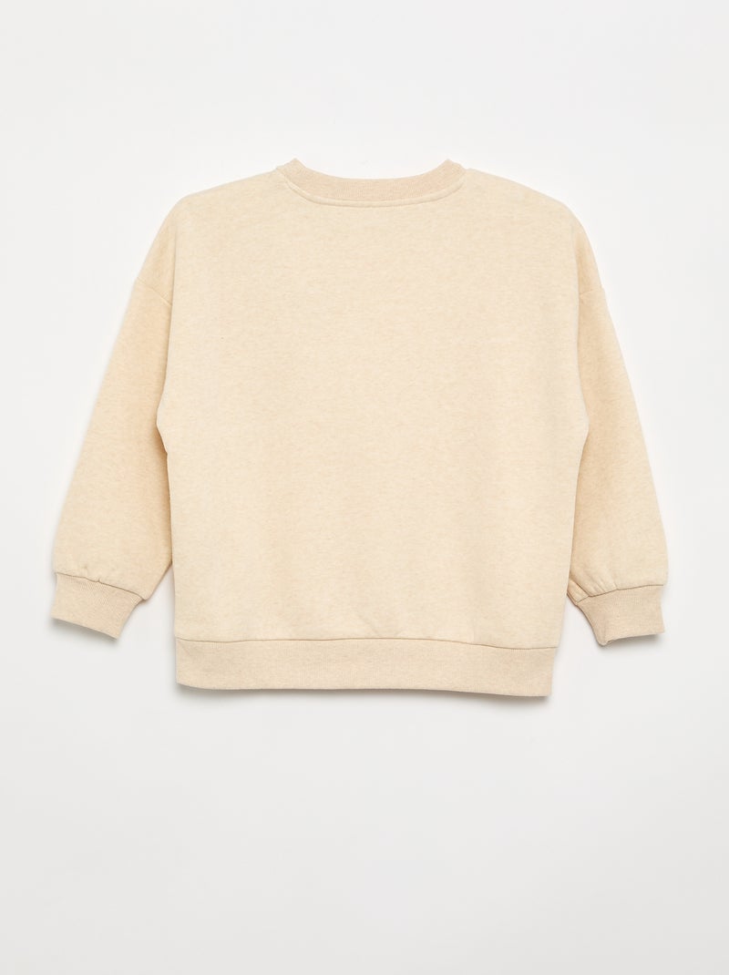 Lot de 2 sweats unis Beige - Kiabi