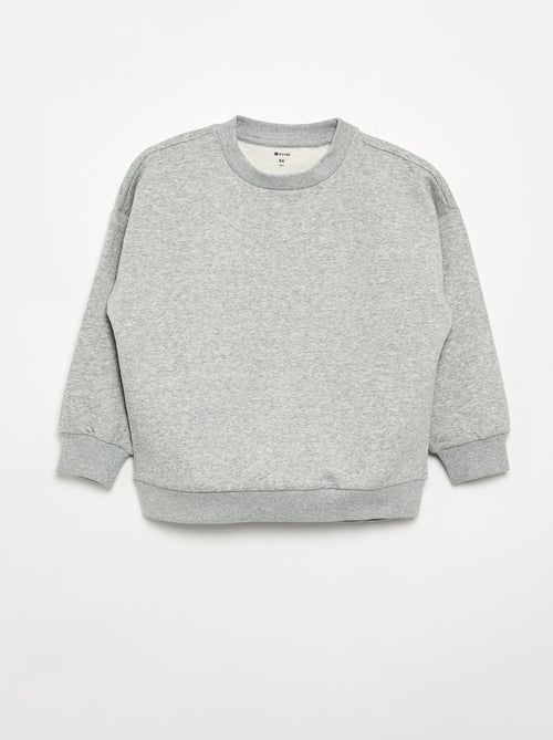 Lot de 2 sweats unis - Kiabi