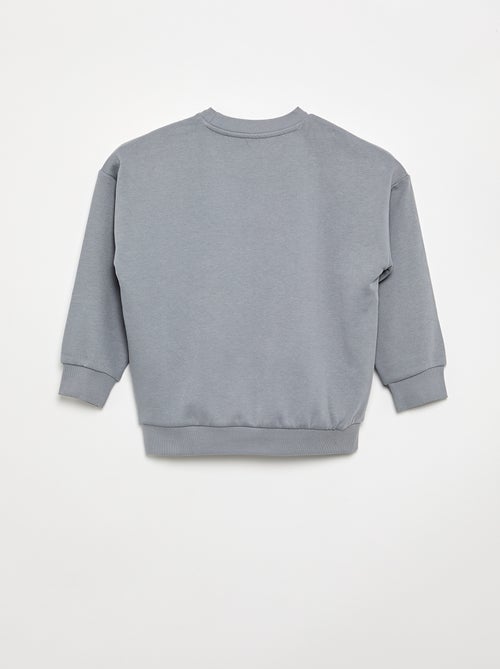 Lot de 2 sweats unis - Kiabi