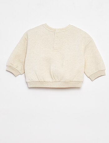 Lot de 2 sweats unis oversize