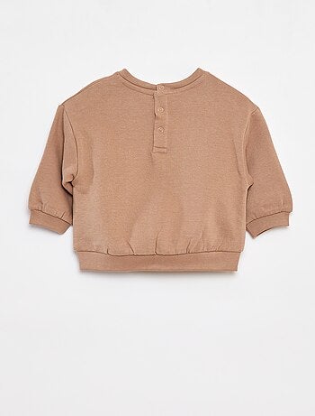 Lot de 2 sweats unis oversize