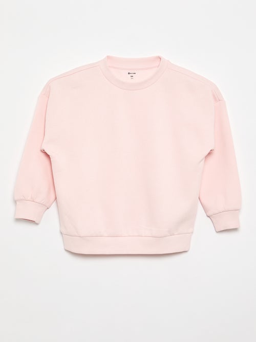 Lot de 2 sweats unis - Kiabi