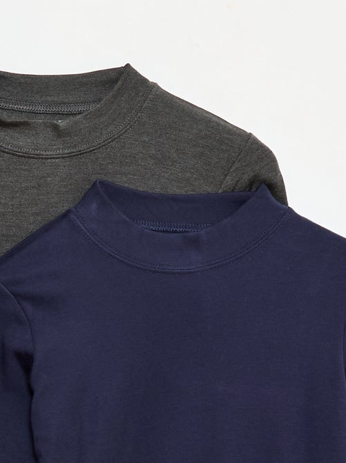 Lot de 2 t-shirt col roulé - Kiabi