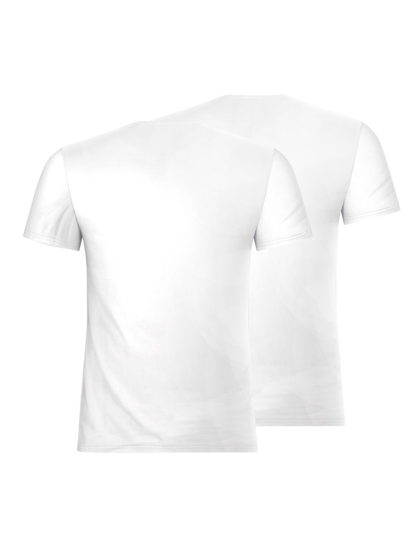 Lot de 2 t-shirt homme my petit prix athena Blanc - Kiabi