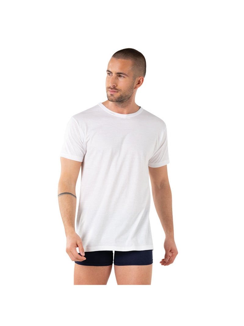 Lot de 2 t-shirt homme my petit prix athena Blanc - Kiabi
