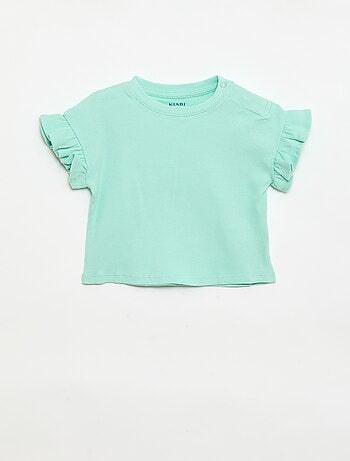 Lot de 2 T-shirts à manches courtes en jersey de coton