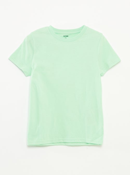 Lot de 2 t-shirts à manches courtes et col rond - Kiabi
