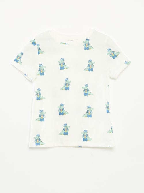 Lot de 2 t-shirts à manches courtes et col rond - Kiabi