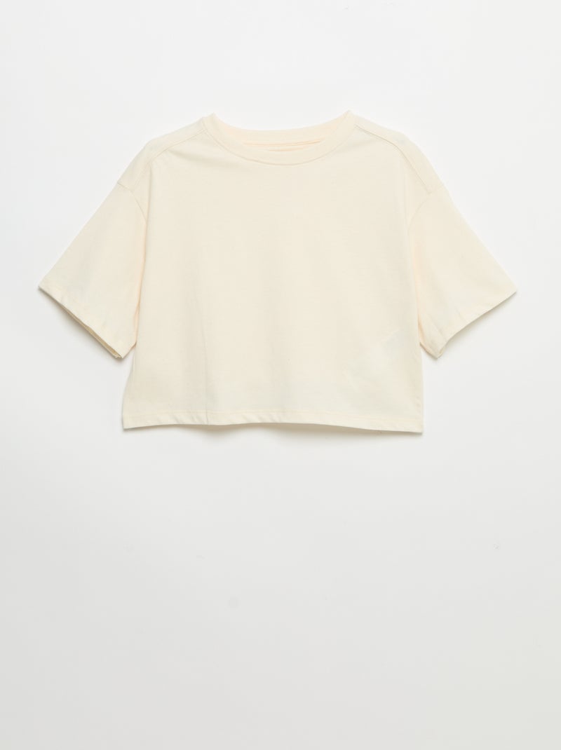 Lot de 2 t-shirts à manches courtes Violet - Kiabi