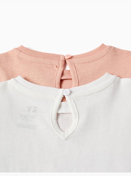 Lot de 2 T-shirts à manches longues avec imprimés de l'art - Kiabi