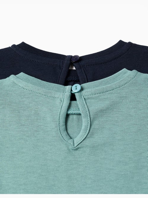 Lot de 2 T-shirts à manches longues avec imprimés de l'art - Kiabi