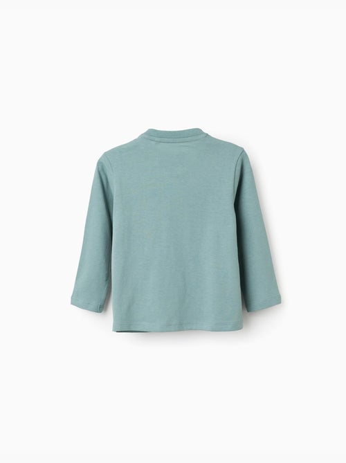 Lot de 2 T-shirts à manches longues avec imprimés - Kiabi