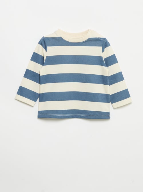 Lot de 2 T-shirts à manches longues - Kiabi