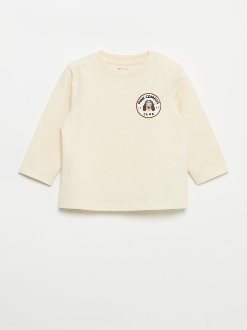 Lot de 2 T-shirts à manches longues - Kiabi