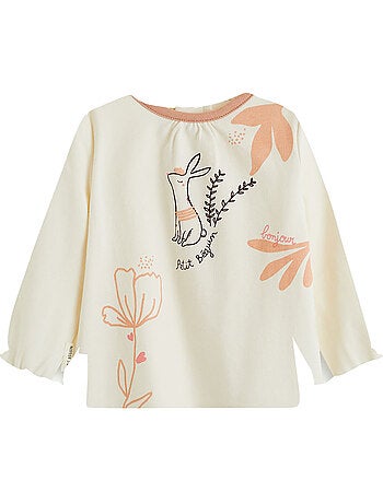 Lot de 2 t-shirts bébé manches longues aimée