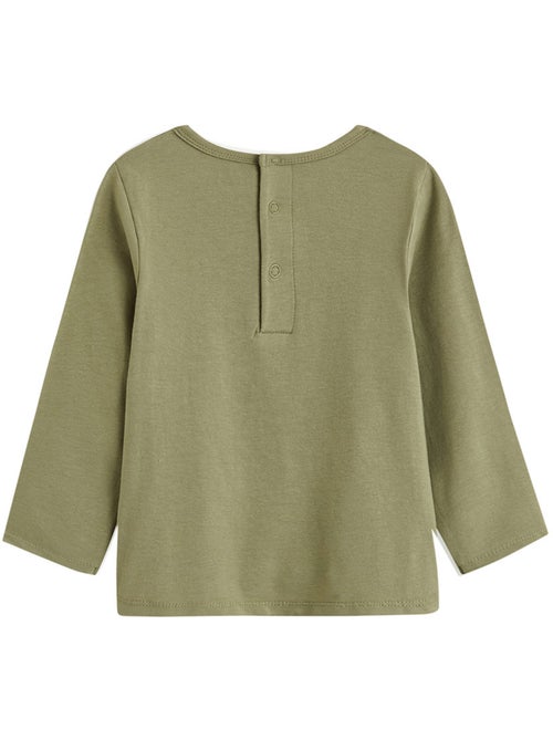 Lot de 2 t-shirts bébé manches longues Ginkgo - Kiabi