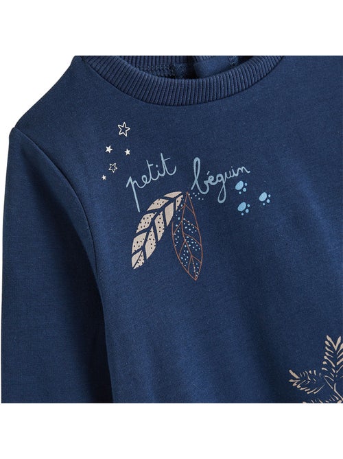 Lot de 2 t-shirts bébé manches longues mathéo - Kiabi