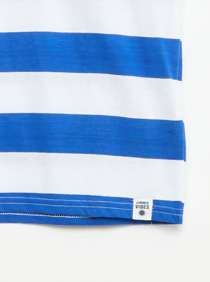 Lot de 2 T-shirts Bleu - Kiabi