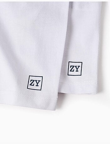 Lot de 2 T-Shirts en Coton à Manches Longues
