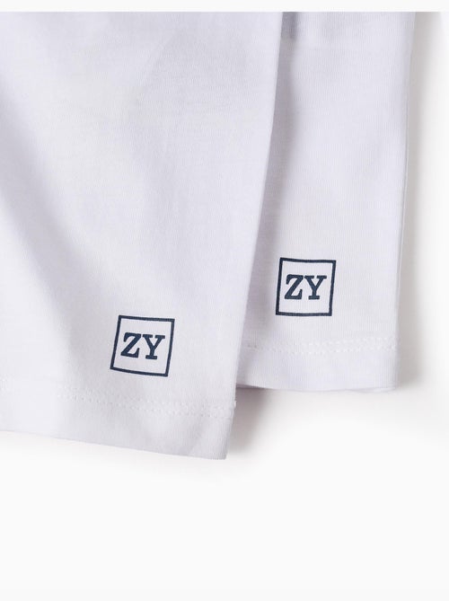 Lot de 2 T-Shirts en Coton à Manches Longues - Kiabi