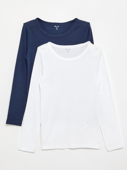 Lot de 2 t-shirts en jersey - Kiabi
