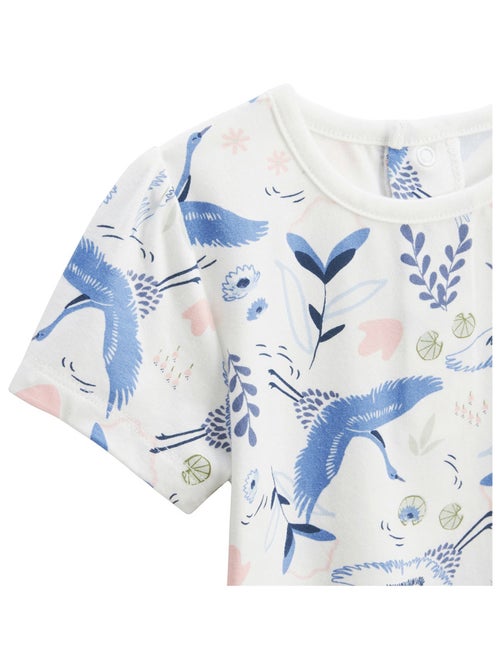 Lot de 2 t-shirts enfant manches courtes Tiana - Kiabi Lot de 2 t-shirts enfant manches courtes Tiana - Kiabi