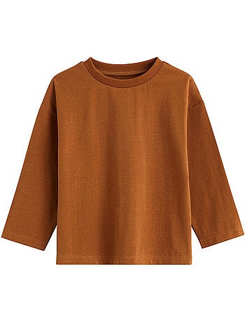 Lot de 2 t-shirts enfant manches longues ginkgo