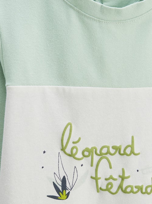 Lot de 2 t-shirts enfant manches longues Oscar - Kiabi Lot de 2 t-shirts enfant manches longues Oscar - Kiabi