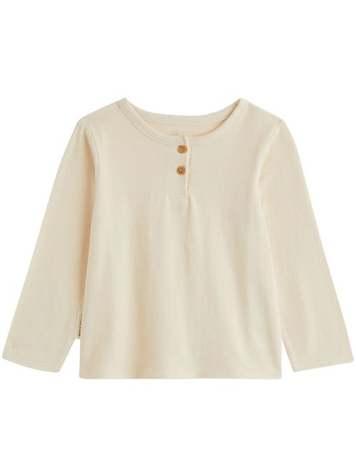 Lot de 2 t-shirts enfant manches longues voix lactée - Kiabi