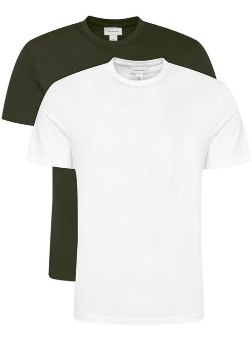 Lot de 2 t-shirts homme calvin klein jeans - Kiabi