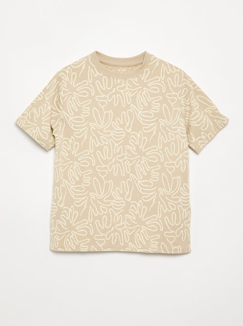 Lot de 2 T-shirts manches courtes imprimés - Kiabi Lot de 2 T-shirts manches courtes imprimés - Kiabi