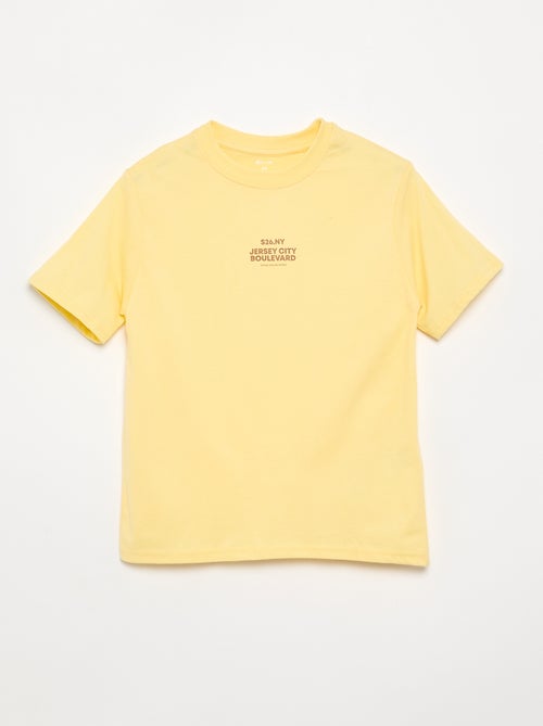 Lot de 2 T-shirts manches courtes imprimés - Kiabi Lot de 2 T-shirts manches courtes imprimés - Kiabi