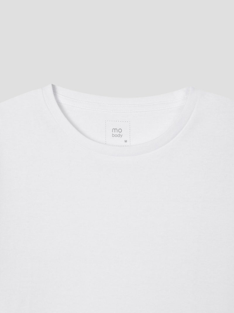 Lot de 2 T-shirts, MO Fashion Blanc - Kiabi