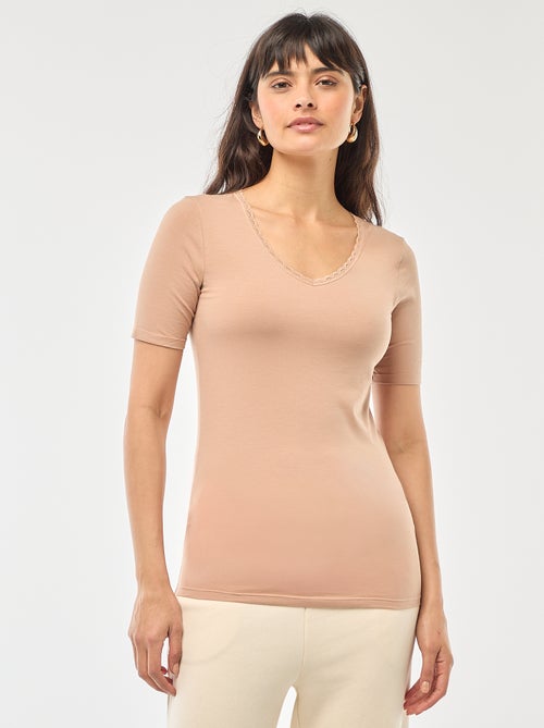 Lot de 2 t-shirts sous-vêtements - Kiabi