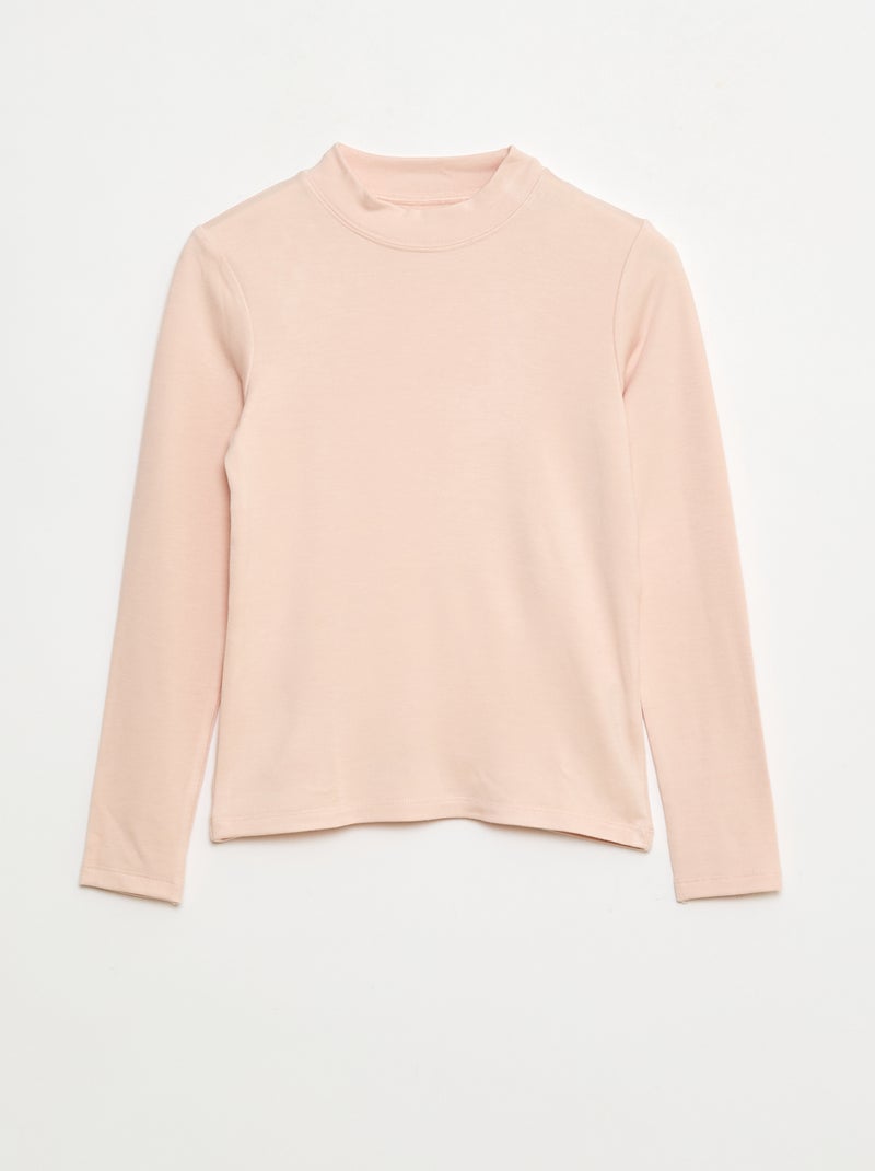 Lot de 2 t-shirts thermorégulateur à col roulé Rose - Kiabi