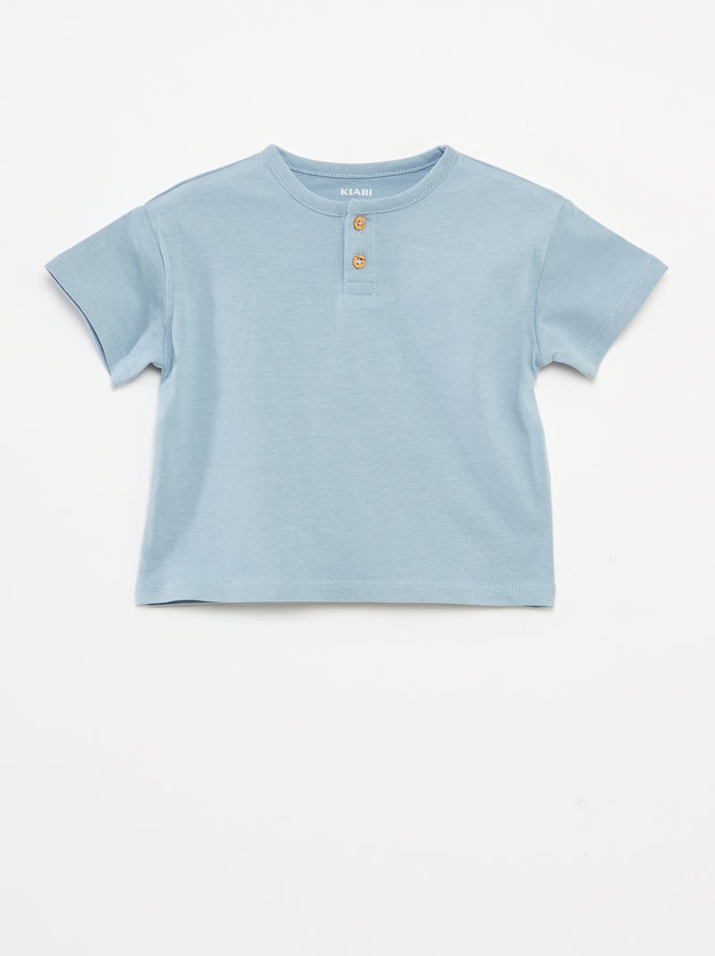 Lot de 2 t-shirts unis à manches courtes BLANC - Kiabi
