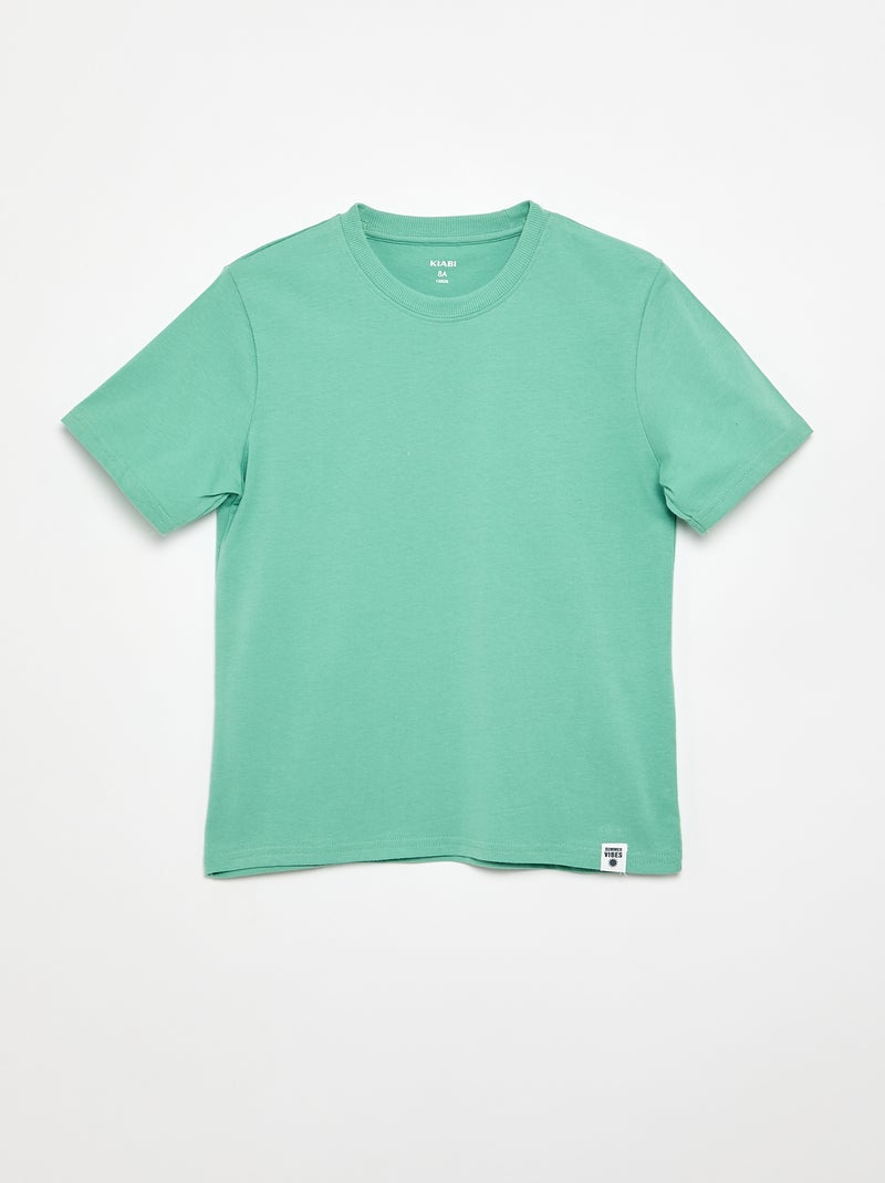 Lot de 2 T-shirts Vert - Kiabi