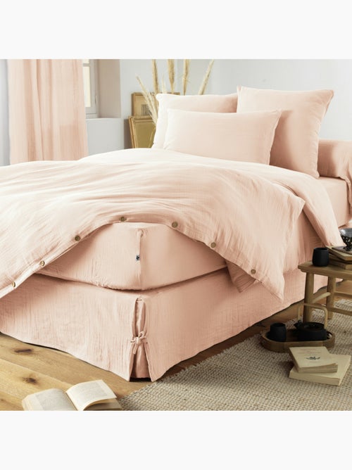 Lot de 2 taies d’oreiller - double gaze de coton - gaïa - Kiabi Lot de 2 taies d’oreiller - double gaze de coton - gaïa - Kiabi